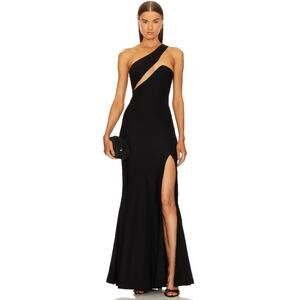 Michael Costello x REVOLVE Persephone One Shoulder Formal Evening Maxi Gown